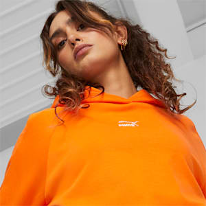 T7 Women's Relaxed Fit Hoodie, Cayenne Pepper, extralarge-IND