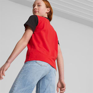 Ferrari Race Youth Regular Fit Polo, Rosso Corsa, extralarge-IND