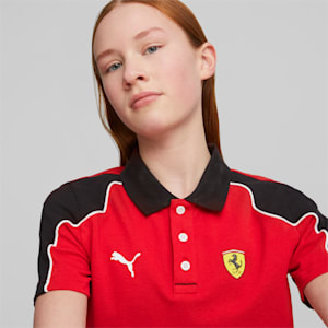 Ferrari Race Youth Regular Fit Polo, Rosso Corsa, extralarge-IND