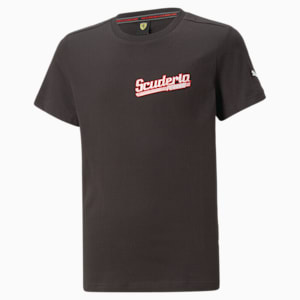 Playera Adolescente Scuderia Ferrari, PUMA Black
