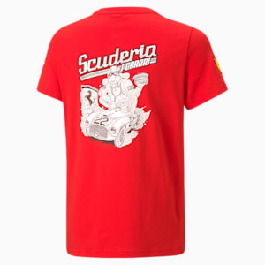 Playera Adolescente Scuderia Ferrari, Rosso Corsa