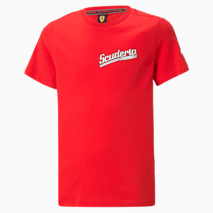 Playera Adolescente Scuderia Ferrari, Rosso Corsa