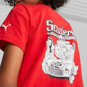 Playera Adolescente Scuderia Ferrari, Rosso Corsa