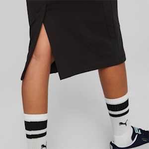 ウィメンズ T7 ロング スカート, PUMA Black, extralarge-JPN