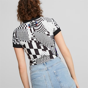 BMW M Motorsport Statement Women's Crop Top, PUMA White-AOP