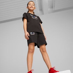 BMW M Motorsport Big Kids' Sweatshorts, PUMA Black, extralarge