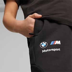 BMW M Motorsport Big Kids' Sweatshorts, PUMA Black, extralarge