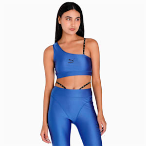 DARE TO Women's Crop Top, Royal Sapphire, extralarge-IND
