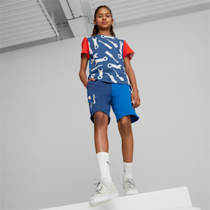 BMW M Motorsport Essential Youth Shorts, Pro Blue-M Color, extralarge-IND