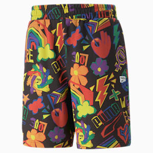 Shorts con estampado DOWNTOWN PRIDE, PUMA Black-AOP