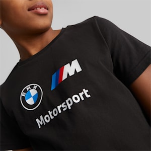 BMW M Motorsport ESS Big Kids' Logo Tee, PUMA Black