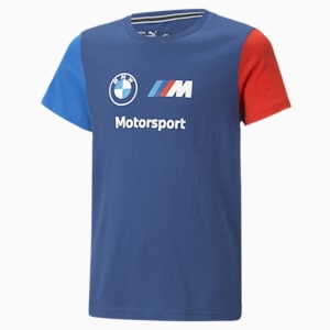 BMW M Motorsport Logo Youth T-Shirt, Pro Blue-M color, extralarge-IND