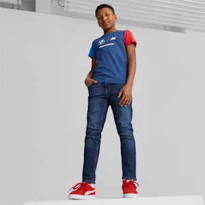 Playera BMW M Motorsport ESS Logo para jóvenes, Pro Blue-M color