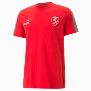 Ferrari Race MT7 MC Men's Regular Fit T-Shirt, Rosso Corsa, extralarge-IND