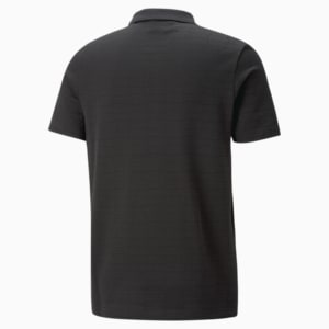Ferrari Style Jacquard Men's Polo, PUMA Black