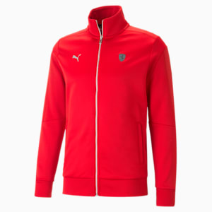 Scuderia Ferrari Style MT7 Men's Track Jacket, Rosso Corsa, extralarge
