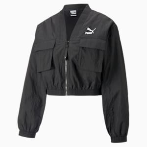 DARE TO Woven Women's Jacket, PUMA Black, extralarge-IND