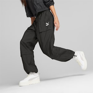 DARE TO Woven Women's Relaxed Fit Track Pants, PUMA Black, extralarge-IND