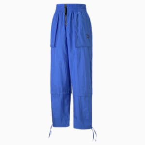 DARE TO Woven Women's Relaxed Fit Track Pants, Royal Sapphire, extralarge-IND
