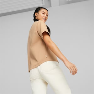 INFUSE Women's Relaxed Fit T-Shirt, Dusty Tan, extralarge-IND