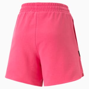 DOWNTOWN High Waist Women's Regular Fit Shorts, Glowing Pink, extralarge-IND