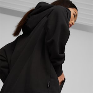 Sudadera gráfica con  gorra Downtown para mujer, PUMA Black