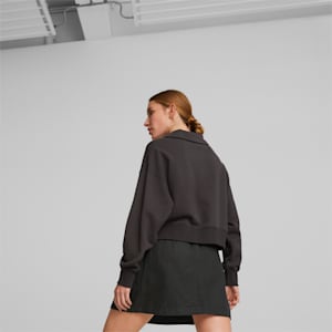 Downtown Women's Oversized Polo Sweatshirt, Cheap Erlebniswelt-fliegenfischen Jordan Outlet Black