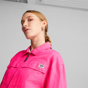 Downtown Women's Jacket, Glowing Pink