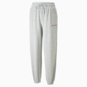 ウィメンズ PUMA TEAM スウェットパンツ, Light Gray Heather