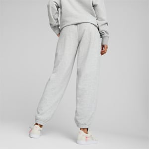 PUMA Team Women's Relaxed Fit Sweat Pants, Light Gray Heather, extralarge-IND