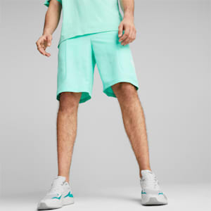 puma track shorts green