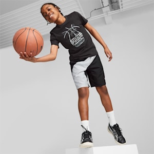 Basketball Tee Youth, PUMA Black
