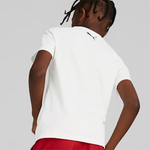 Basketball Tee Youth, PUMA White