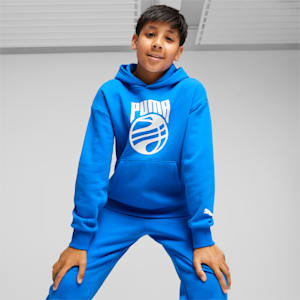 Posterize Basketball Hoodie Youth, Racing Blue, extralarge-GBR