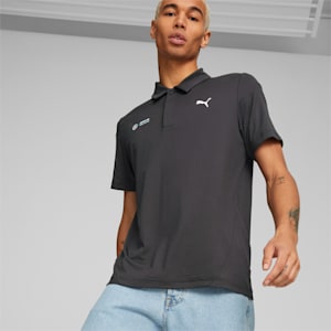 Mercedes AMG Petronas Cloudspun Men's Polo, PUMA Black