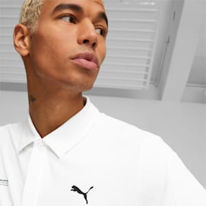 Mercedes AMG Petronas Cloudspun Men's Regular Fit Polo, PUMA White, extralarge-IND