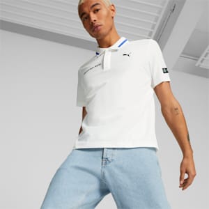 Mercedes-AMG Petronas Motorsport Men's Polo Shirt, PUMA White