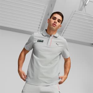 Mercedes-AMG Petronas Motorsport Men's Polo Shirt, Mercedes Team Silver