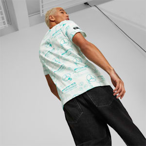 メンズ メルセデス MAPF1 AOP 半袖 Tシャツ, PUMA White