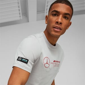 Mercedes AMG Petronas F1 Logo Men's T-Shirt, Mercedes Team Silver