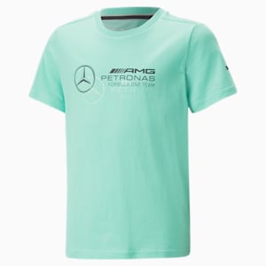 Mercedes AMG Petronas F1 Logo Youth Regular Fit T-Shirt, Mint, extralarge-IND