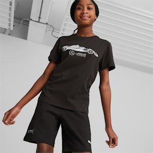 Mercedes AMG Petronas F1 Essential Car Graphic Youth T-Shirt, PUMA Black