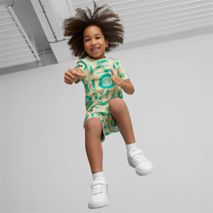 Mercedes AMG Petronas F1 All Over Print Kids' Regular Fit T-Shirt, Birch Tree, extralarge-IND