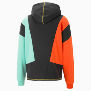 In the Paint Men's Basketball Hoodie, PUMA Black-color block, extralarge