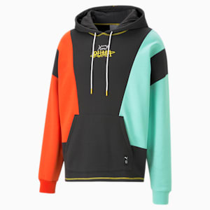 In the Paint Basketball Hoodie Men, PUMA Black-color block, extralarge