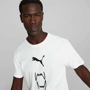 Franchise Core Basketball Tee Men, PUMA White