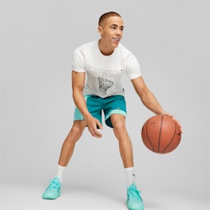 Clear Out Basketball Tee Men, PUMA White