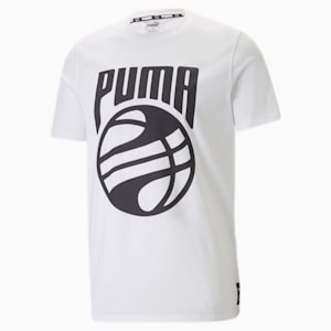 Posterize Basketball Tee Men, PUMA White