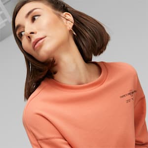 Classics RE:ESCAPE Crew Neck Sweater Women, Hibiscus Flower