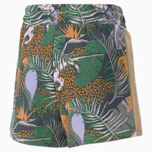 Shorts estampados T7 Vacay Queen para jóvenes, Dusty Tan